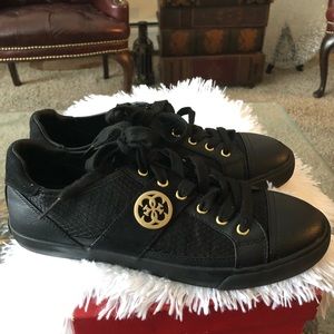 Black Guess lace up sneakers size 8